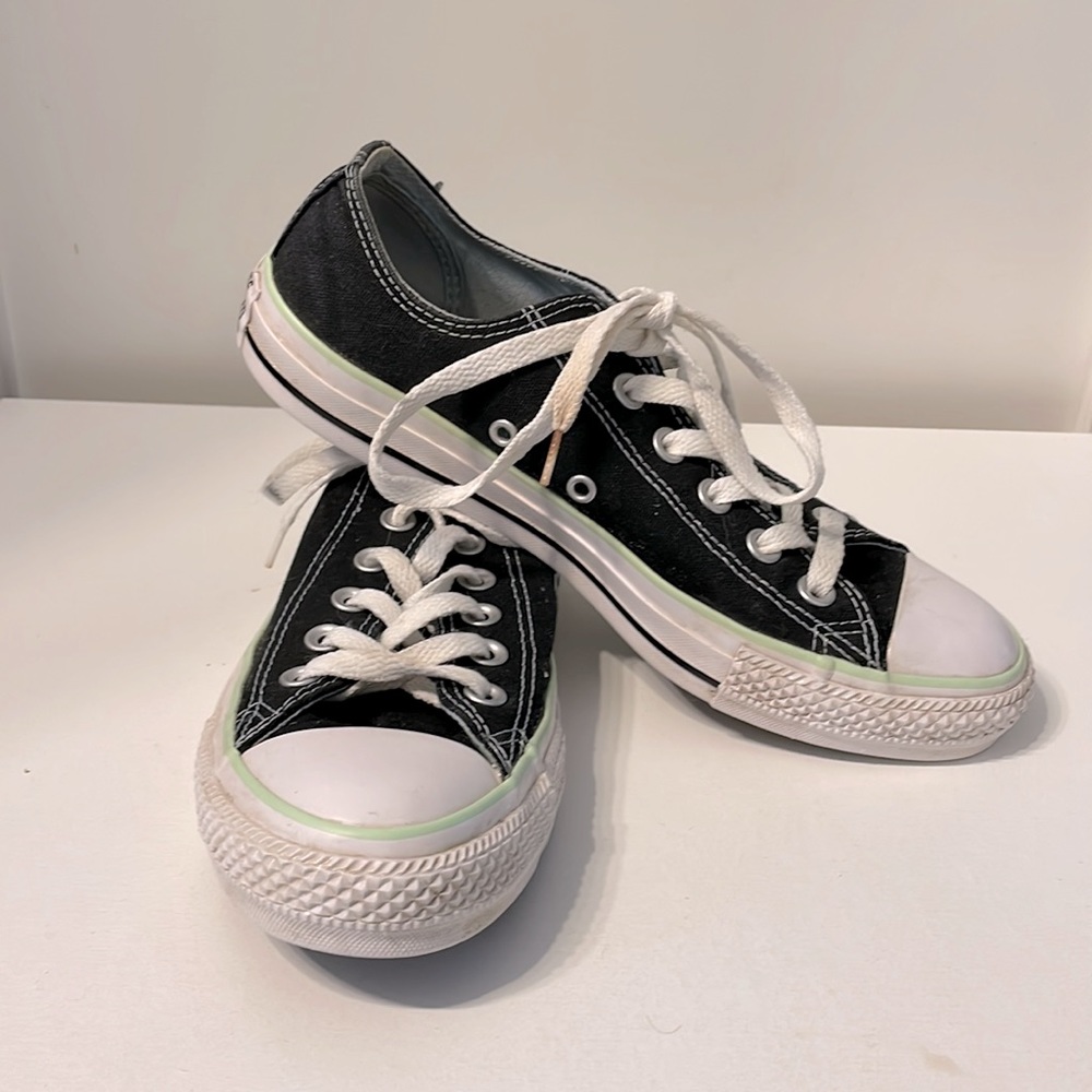Converse Black All Star Sneakers Size 8